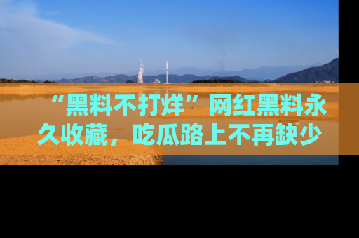 “黑料不打烊”网红黑料永久收藏，吃瓜路上不再缺少惊喜与乐趣