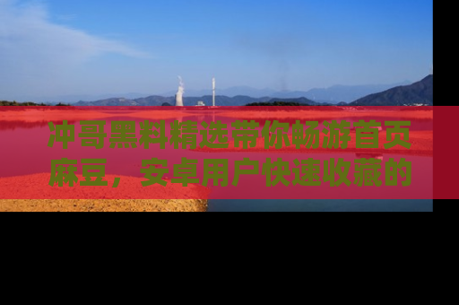 冲哥黑料精选带你畅游首页麻豆,安卓用户快速收藏的秘密武器!