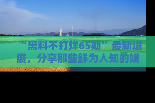 “黑料不打烊65期”最新进展，分享那些鲜为人知的娱乐八卦