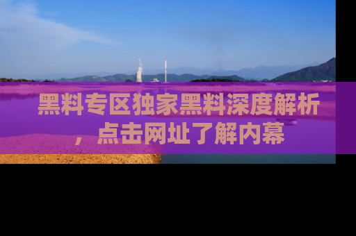 黑料专区独家黑料深度解析，点击网址了解内幕