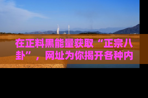 在正料黑能量获取“正宗八卦”,网址为你揭开各种内幕故事!