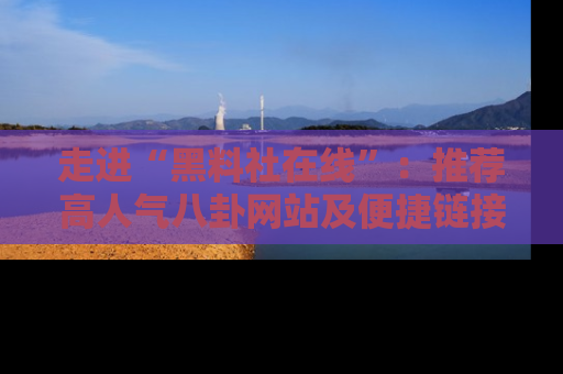 走进“黑料社在线”:推荐高人气八卦网站及便捷链接的全面指南